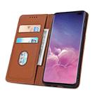 For Samsung Galaxy S10+ Strong Magnetism Liquid Feel Horizontal Flip Leather Case with Holder & Card Slots & Wallet(Brown) - 3