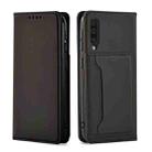 For Samsung Galaxy A30s Strong Magnetism Liquid Feel Horizontal Flip Leather Case with Holder & Card Slots & Wallet(Black) - 2