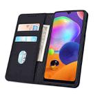For Samsung Galaxy A31 Strong Magnetism Liquid Feel Horizontal Flip Leather Case with Holder & Card Slots & Wallet(Black) - 3