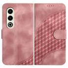 For Itel S25 Elephant Head Embossed Phone Leather Case with Lanyard(Pink) - 1