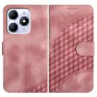 For Itel A90 Elephant Head Embossed Phone Leather Case with Lanyard(Pink) - 1