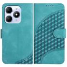 For Itel A90 Elephant Head Embossed Phone Leather Case with Lanyard(Light Blue) - 1