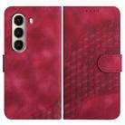 For Itel A95 5G Elephant Head Embossed Phone Leather Case with Lanyard(Rose Red) - 1