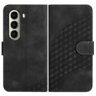 For Itel A95 5G Elephant Head Embossed Phone Leather Case with Lanyard(Black) - 1