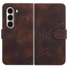 For Itel A95 5G Elephant Head Embossed Phone Leather Case with Lanyard(Coffee) - 1
