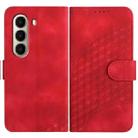 For Itel A95 5G Elephant Head Embossed Phone Leather Case with Lanyard(Red) - 1