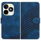 For Itel P65C Elephant Head Embossed Phone Leather Case with Lanyard(Royal Blue) - 1