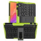 For Huawei MatePad T 8 Tire Texture Shockproof TPU + PC Protective Case with Holder(Green) - 1