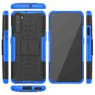 For OnePlus Nord Tire Texture Shockproof TPU + PC Protective Case with Holder(Blue) - 2