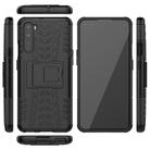 For OnePlus Nord Tire Texture Shockproof TPU + PC Protective Case with Holder(Black) - 2