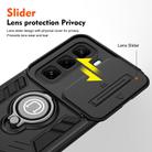 For Infinix Hot 50 Pro+ 4G Camshield Ring Holder Phone Case(Black) - 3