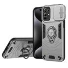 For Infinix  Note 50x Camshield Ring Holder Phone Case(Grey) - 1