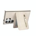 For Samsung Galaxy S25 Ultra 5G Zipper Wallet Split MagSafe Leather Back Phone Case(White) - 3