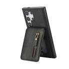 For Samsung Galaxy S25 Ultra 5G Zipper Wallet Split MagSafe Leather Back Phone Case(Black) - 2