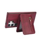 For Samsung Galaxy S25 Ultra 5G Zipper Wallet Split MagSafe Leather Back Phone Case(Red) - 3