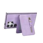 For Samsung Galaxy S25 Ultra 5G Zipper Wallet Split MagSafe Leather Back Phone Case(Purple) - 3