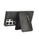 For Samsung Galaxy S23 Ultra 5G Zipper Wallet Split MagSafe Leather Back Phone Case(Black) - 3