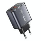 REMAX U2-AC 45W USB and Type-C GaN Digital Display Fast Charger, Specification:EU Plug - 1