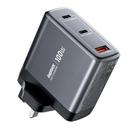 REMAX U2-AC 100W USB and Dual Type-C GaN Digital Display Fast Charger, Specification:UK Plug - 1