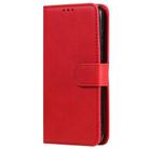 For Huawei P40 2 in 1 Solid Color Detachable PU Leather Case with Card Slots & Magnetic Holder & Photo Frame & Wallet & Strap(Red) - 2