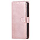 For Huawei P40 2 in 1 Solid Color Detachable PU Leather Case with Card Slots & Magnetic Holder & Photo Frame & Wallet & Strap(Rose Gold) - 2