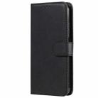 For Huawei P40 Pro 2 in 1 Solid Color Detachable PU Leather Case with Card Slots & Magnetic Holder & Photo Frame & Wallet & Strap(Black) - 2