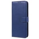 For Huawei Honor 9A 2 in 1 Solid Color Detachable PU Leather Case with Card Slots & Magnetic Holder & Photo Frame & Wallet & Strap(Blue) - 2