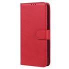 For Huawei Honor 9A 2 in 1 Solid Color Detachable PU Leather Case with Card Slots & Magnetic Holder & Photo Frame & Wallet & Strap(Red) - 2