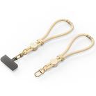 DUX DUCIS Garden Series Swastika Pattern Adjustable Short Phone Lanyard(Glaze Yellow) - 2