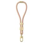 DUX DUCIS Garden Series Swastika Pattern Adjustable Short Phone Lanyard(Amber Color) - 1