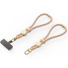 DUX DUCIS Garden Series Swastika Pattern Adjustable Short Phone Lanyard(Amber Color) - 2