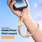 DUX DUCIS Garden Series Swastika Pattern Adjustable Short Phone Lanyard(Amber Color) - 3