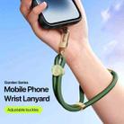 DUX DUCIS Garden Series Tile Pattern Adjustable Short Phone Lanyard(Army Green) - 3