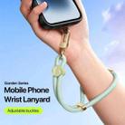 DUX DUCIS Garden Series Tile Pattern Adjustable Short Phone Lanyard(Light Green) - 3