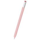 For Apple Pencil 2 / Pro Anti-roll Silicone Protective Stylus Pen Case(Pink) - 1