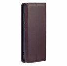 For Xiaomi Redmi Note 9 2 in 1 Detachable Magnetic Horizontal Flip Genuine Leather Case with Holder & Card Slots & Wallet(Dark Brown) - 3