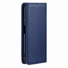 For Huawei P40 Lite 2 in 1 Detachable Magnetic Horizontal Flip Genuine Leather Case with Holder & Card Slots & Wallet(Blue) - 3