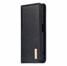 For Huawei P40 Lite 2 in 1 Detachable Magnetic Horizontal Flip Genuine Leather Case with Holder & Card Slots & Wallet(Black) - 2