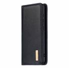 For Huawei P40 2 in 1 Detachable Magnetic Horizontal Flip Genuine Leather Case with Holder & Card Slots & Wallet(Black) - 2