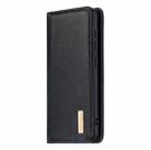 For Huawei P40 Pro 2 in 1 Detachable Magnetic Horizontal Flip Genuine Leather Case with Holder & Card Slots & Wallet(Black) - 2
