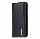 For Huawei Y6p 2 in 1 Detachable Magnetic Horizontal Flip Genuine Leather Case with Holder & Card Slots & Wallet(Black) - 2