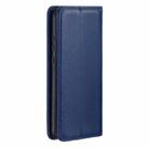 For Huawei Y7p 2 in 1 Detachable Magnetic Horizontal Flip Genuine Leather Case with Holder & Card Slots & Wallet(Blue) - 2