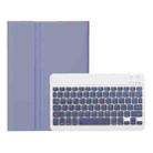 For Honor Pad X9 Pro 11.5 AH28 Ultra-thin Detachable Bluetooth Keyboard Leather Tablet Case(Lavender White) - 2