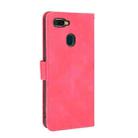 For OPPO A7(AX7) / A5s / AX5s / A12 Solid Color Skin Feel Magnetic Buckle Horizontal Flip Calf Texture PU Leather Case with Holder & Card Slots & Wallet(Rose Red) - 3