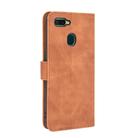 For OPPO A7(AX7) / A5s / AX5s / A12 Solid Color Skin Feel Magnetic Buckle Horizontal Flip Calf Texture PU Leather Case with Holder & Card Slots & Wallet(Brown) - 3