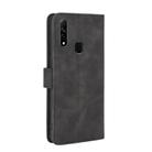 For OPPO A8 / A31 (2020) Solid Color Skin Feel Magnetic Buckle Horizontal Flip Calf Texture PU Leather Case with Holder & Card Slots & Wallet(Black) - 3