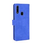 For OPPO A8 / A31 (2020) Solid Color Skin Feel Magnetic Buckle Horizontal Flip Calf Texture PU Leather Case with Holder & Card Slots & Wallet(Blue) - 3