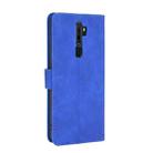 For OPPO A9 (2020) / A11 / A11X / A5 (2020) Solid Color Skin Feel Magnetic Buckle Horizontal Flip Calf Texture PU Leather Case with Holder & Card Slots & Wallet(Blue) - 3