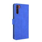 For OPPO A91 / F15 / Reno3(Southeast Asia Version) Solid Color Skin Feel Magnetic Buckle Horizontal Flip Calf Texture PU Leather Case with Holder & Card Slots & Wallet(Blue) - 3