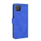 For OPPO A92s Solid Color Skin Feel Magnetic Buckle Horizontal Flip Calf Texture PU Leather Case with Holder & Card Slots & Wallet(Blue) - 3